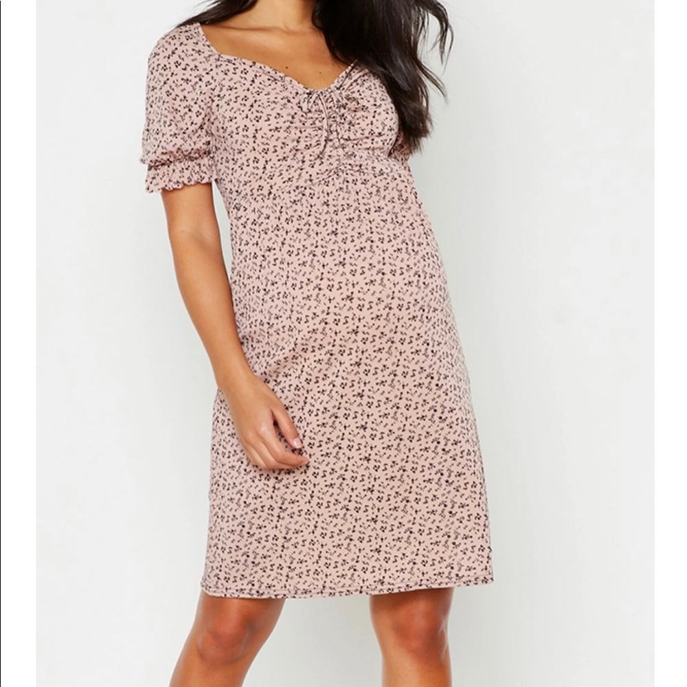 Floral maternity dress